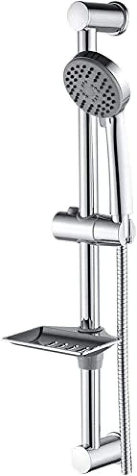 Barre de douche chrome M20903 pour remplacer un kit usé sans percer