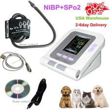 USA Digital Veterinary Blood Pressure Monitor, VET NIBP+SP02 Probe  CONTEC08A,CE