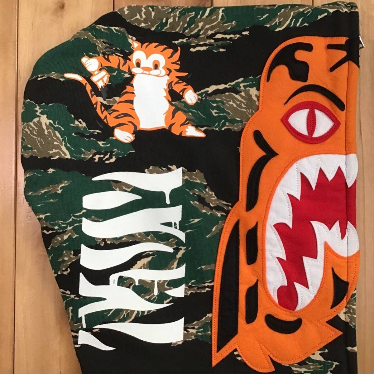 BAPE Tiger full zip hoodie tiger camo A Bathing Ape Size M | eBay
