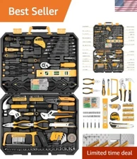 Durable 228-Piece Mixed Tool Set with Polished Finish - Ultimate Repair Solution
