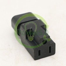 C14 to Nema 5-15R PDU USP power adapter IEC male to US female adapter plug 1x