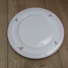 Steelite Grosvenor Red Tulip Dinner Plate 27cm 10.5 Inch Fine Bone China