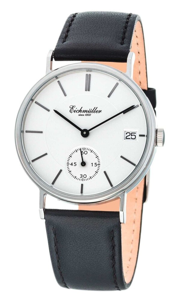 Eichmüller Kleine Herrenuhr 3037-04 Светодиодная лента Schwarz Weiss 37 мм