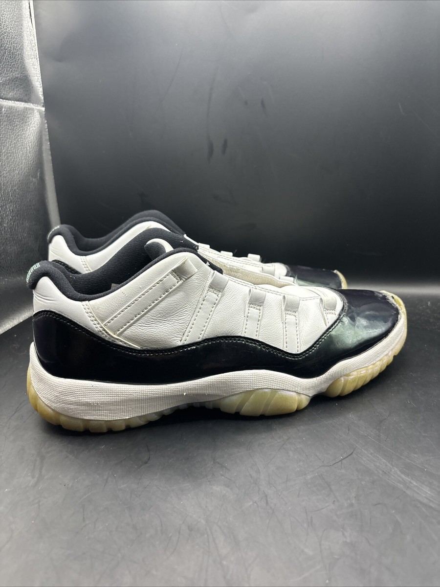 Nike Air Jordan 11 Retro Low White/Black-Emerald Rise 528895-145