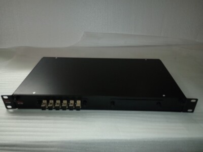QUEST NFO-5000 FIBER OPTIC RACK MOUNT w/ NFO-5002 FIBER TRAY & LC ADAPTER STRIP