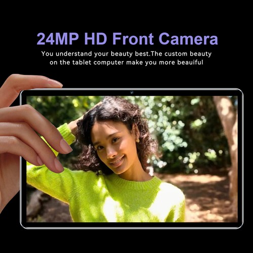 Green V10 Tablet PC Android 12 10.1'' 8+256GB 8000mAh 24+48MP Wifi Dual Camera - Picture 3 of 10