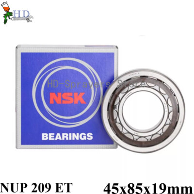 1PCS NEW NSK NUP 209 ET Cylindrical roller bearing 45x85x19mm freight free