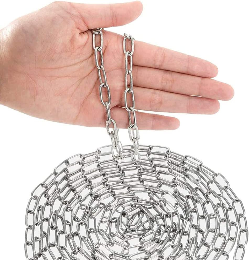 SUS304 Stainless Steel Chain Metal Chain Link Chain Small Light Duty Chain Ut...