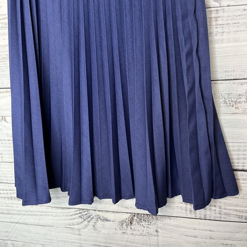 Russell Sherry 2-teiliger Faltenrock Anzug Damen 14 blau Blazer Knopf 3/4 Arm - Bild 19 von 24