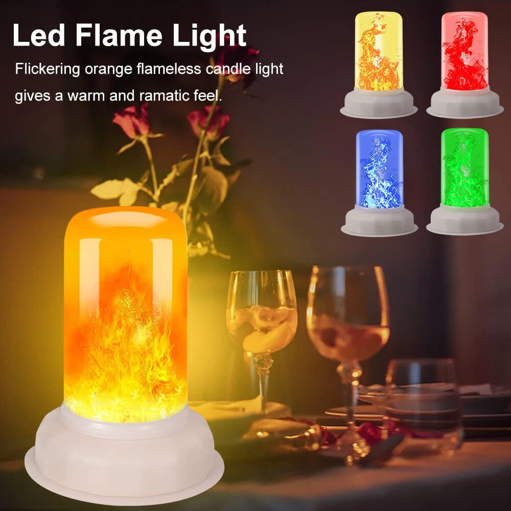Flickering candle night light hotsell