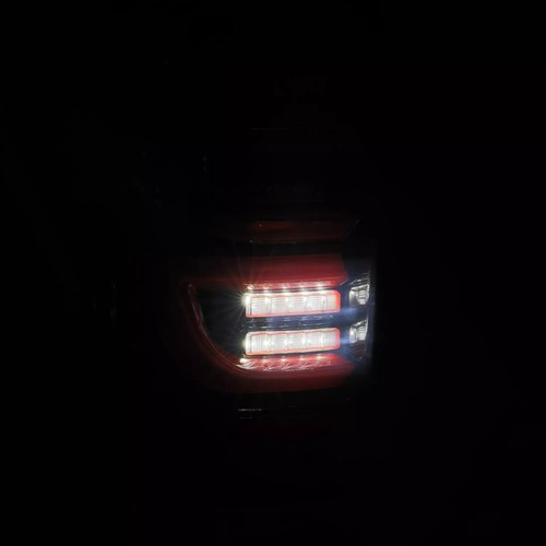 AlphaRex LUXX-Series For 2007-2013 Toyota Tundra LED Tail Lights - Red Black - Picture 5 of 10