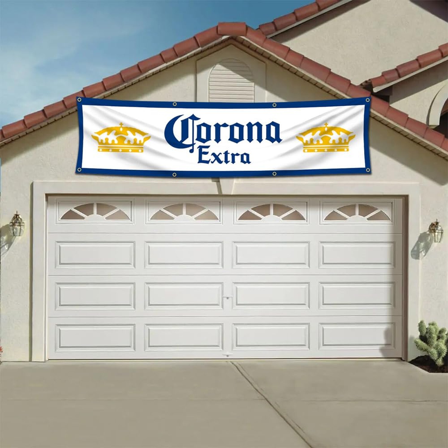 ENMOON Beer Banner Flag (2x8ft,Anti-Fade Poly) Indoor Outdoor Flag Home Garde...