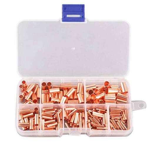 250Pcs GT Copper Connecting Pipe Wire Joint Small Copper Tube Terminal1305 - Bild 1 von 1
