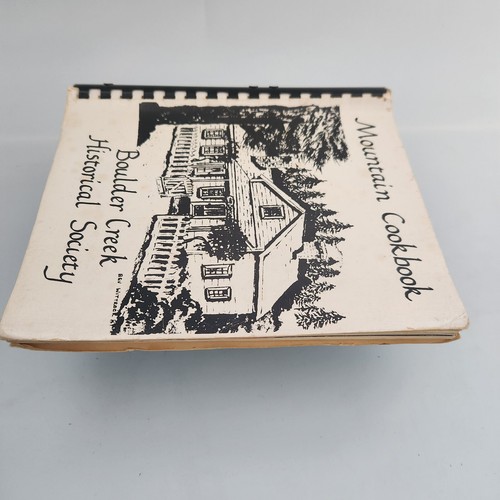 Mountain Cookboook Boulder Creek CA Historical Society Vintage Community Recipes - Picture 10 of 11