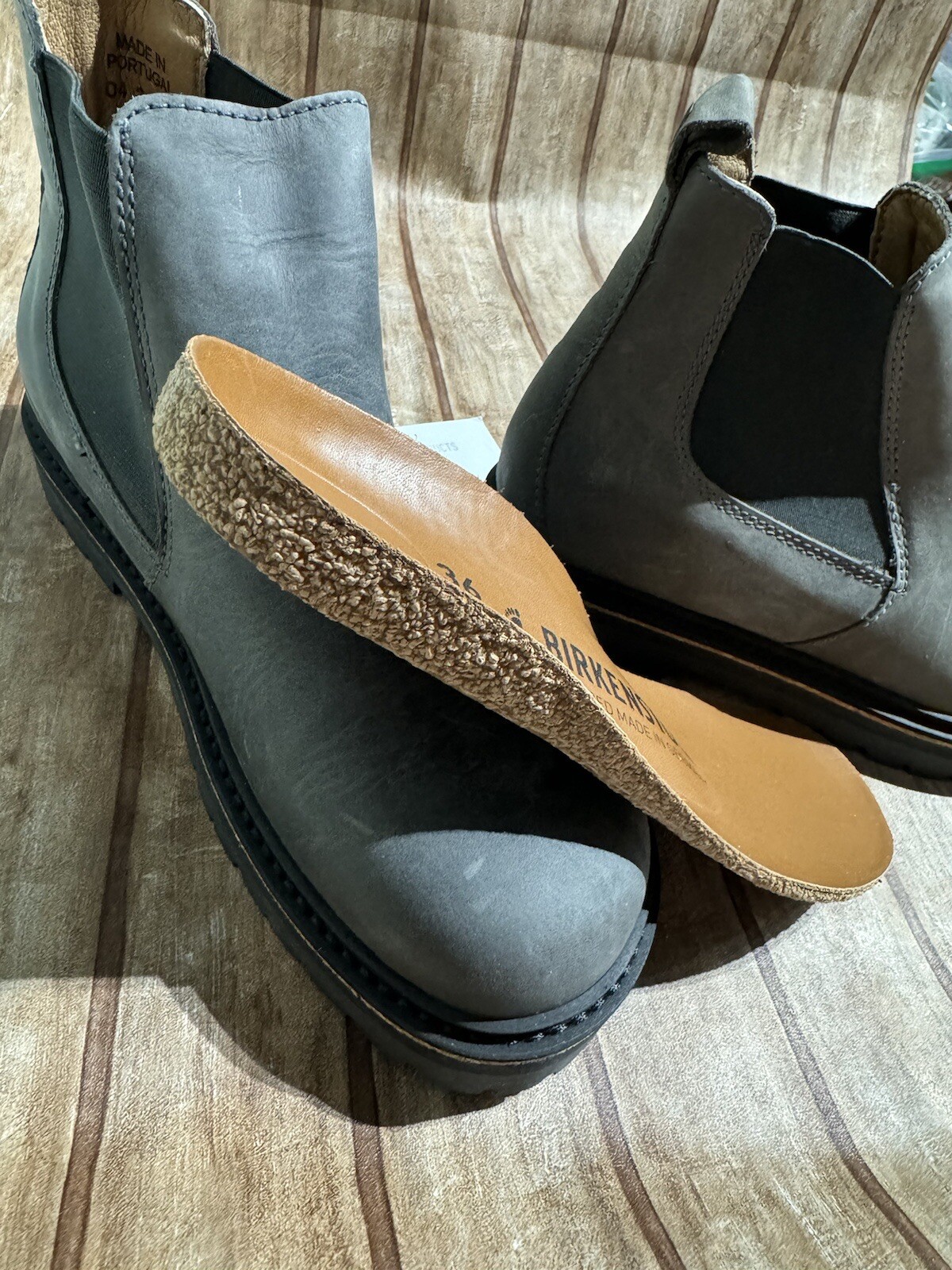 Birkenstock STALON II GRAPHITE Boots Size 36. Narrow Fit New In Box See Pics image 9