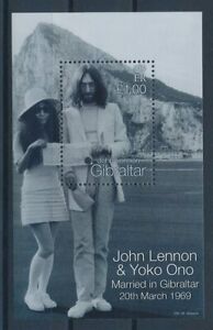 3340 Gibraltar Bl 36 30 Jahrestag Hochzeit John Lennon Yoko Ono Ebay