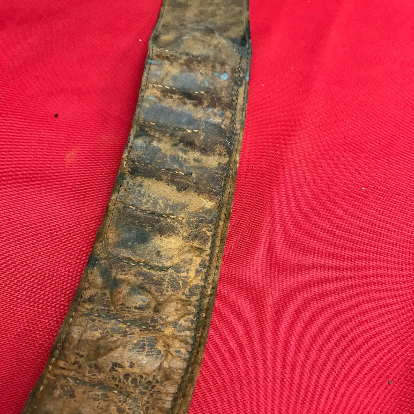 Vintage Leather Ammo Holster 3569 Engraved on Leather Vintage