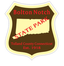 3" bolton notch state park connecticut bumper sticker decal usa made