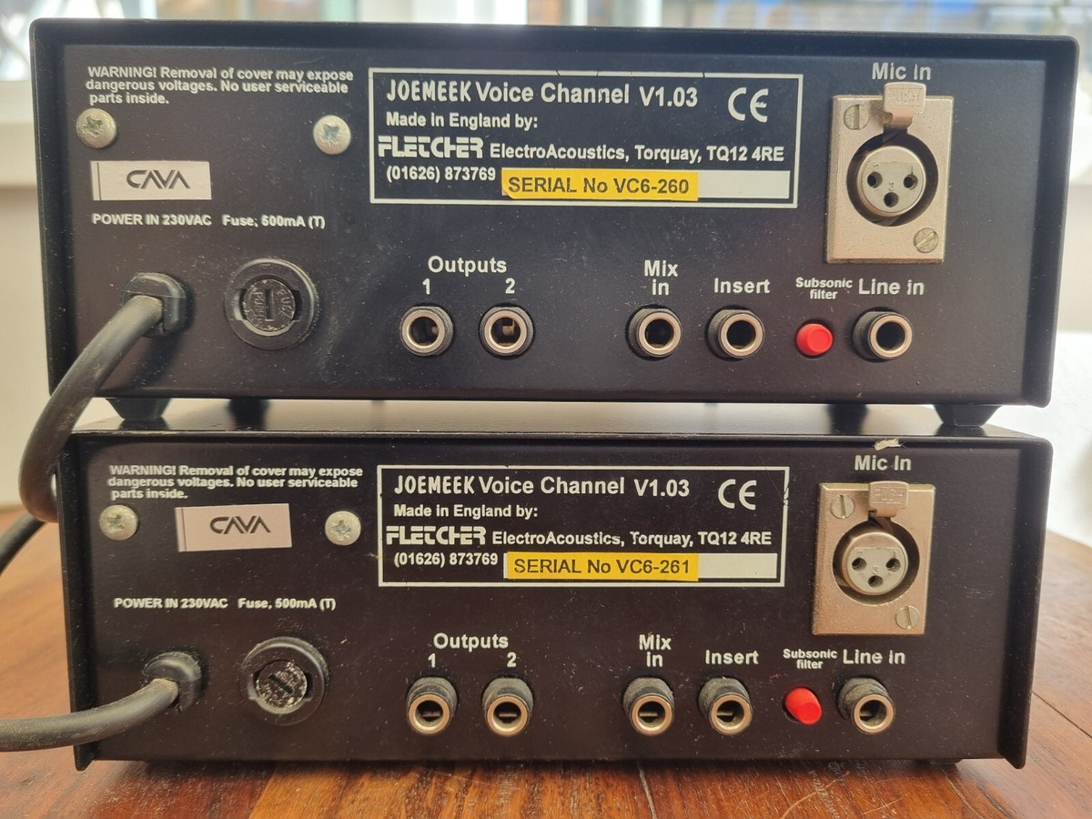 Joemeek VC1 Joe Meek Voice Channel and opto compressor (