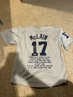 DETROIT TIGERS- DENNY MCLAIN SIGNED AUTOGRAPH STAT JERSEY TRISTAR COA BASEBALL