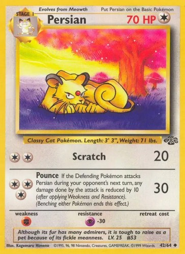 Pokemon TCG WoTC Jungle Set Cards English Pick your cards /64 - Picture 43 of 65