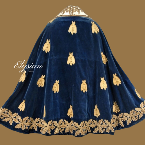Men 18th Century Rococo Period 3Piece Costume Suit Cape 1700s Historical Theatre - Picture 2 of 12
