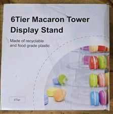 Macaron Cupcake Stand 6 Tier Large Macaron Dessert Tower Display Round Cupcake