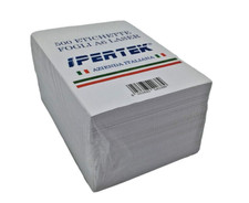 500 Etichette adesive formato A6 bianco stampabili 105 x 148 spedizioni Gls TNT