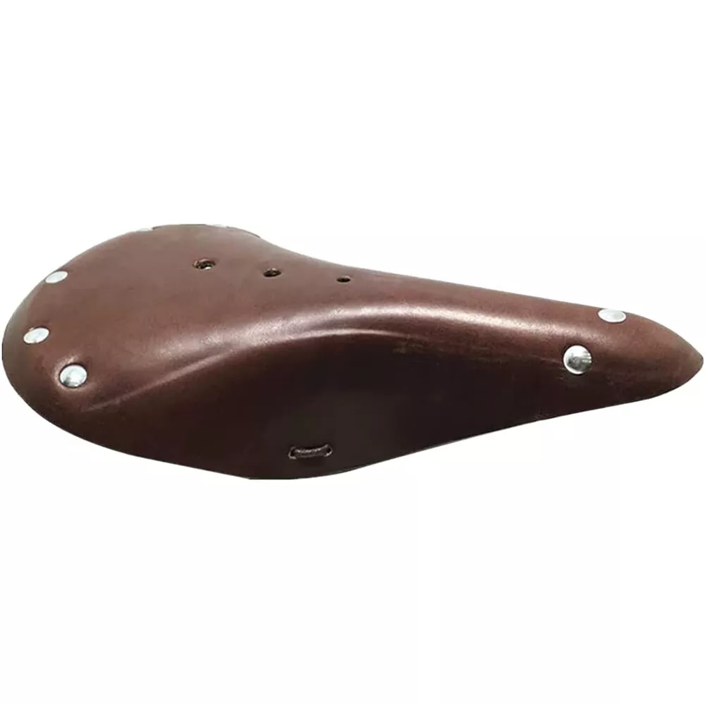 1pc Black Retro Vintage Bicycle Saddles Leather Bike Seat Touring Road Bike MTB