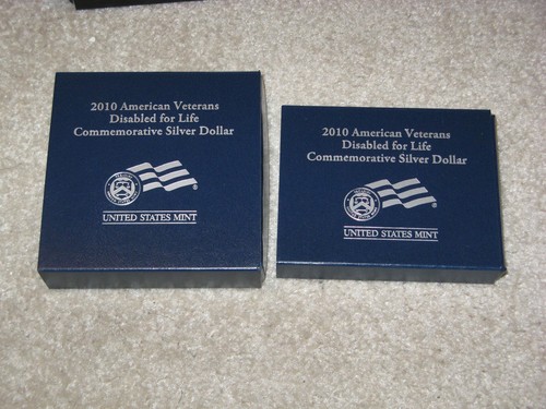 2010-W DISABLED VETERANS Commemorative Silver Dollars - Picture 3 of 5