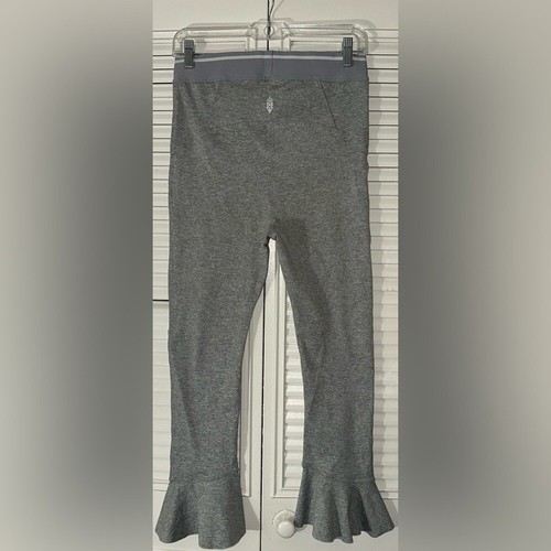 Free People FP Movement Sanctuary Ruffle Yoga Leggings Size M - Picture 5 of 12