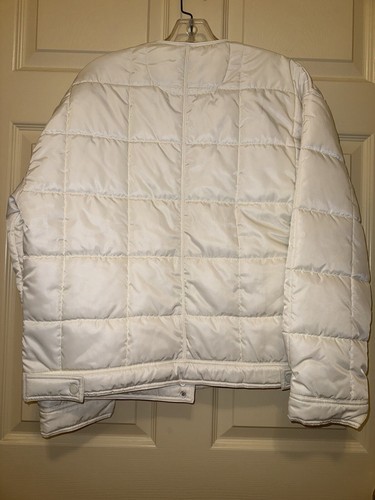 NWT Rebecca Minkoff Winter White Quilted Lightweight Jacket, Size Medium - Picture 4 of 7