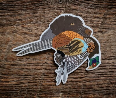 GERMAN WIREHAIRED POINTER stickers decals bird dog labs waterfowl upland ducks