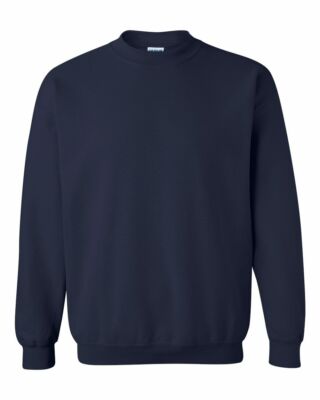Gildan 18000 Heavy Blend Adult Crewneck Navy Sweatshirt