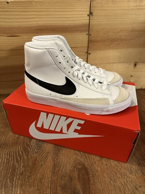 Größe UK 6 (GS) - Nike Blazer Mid 77 weiß schwarz