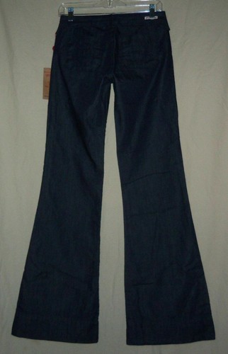 NWT TRUE RELIGION 26 Denim Nautical Sailor Bell Bottom Flare Jeans Rockabilly - Picture 6 of 7
