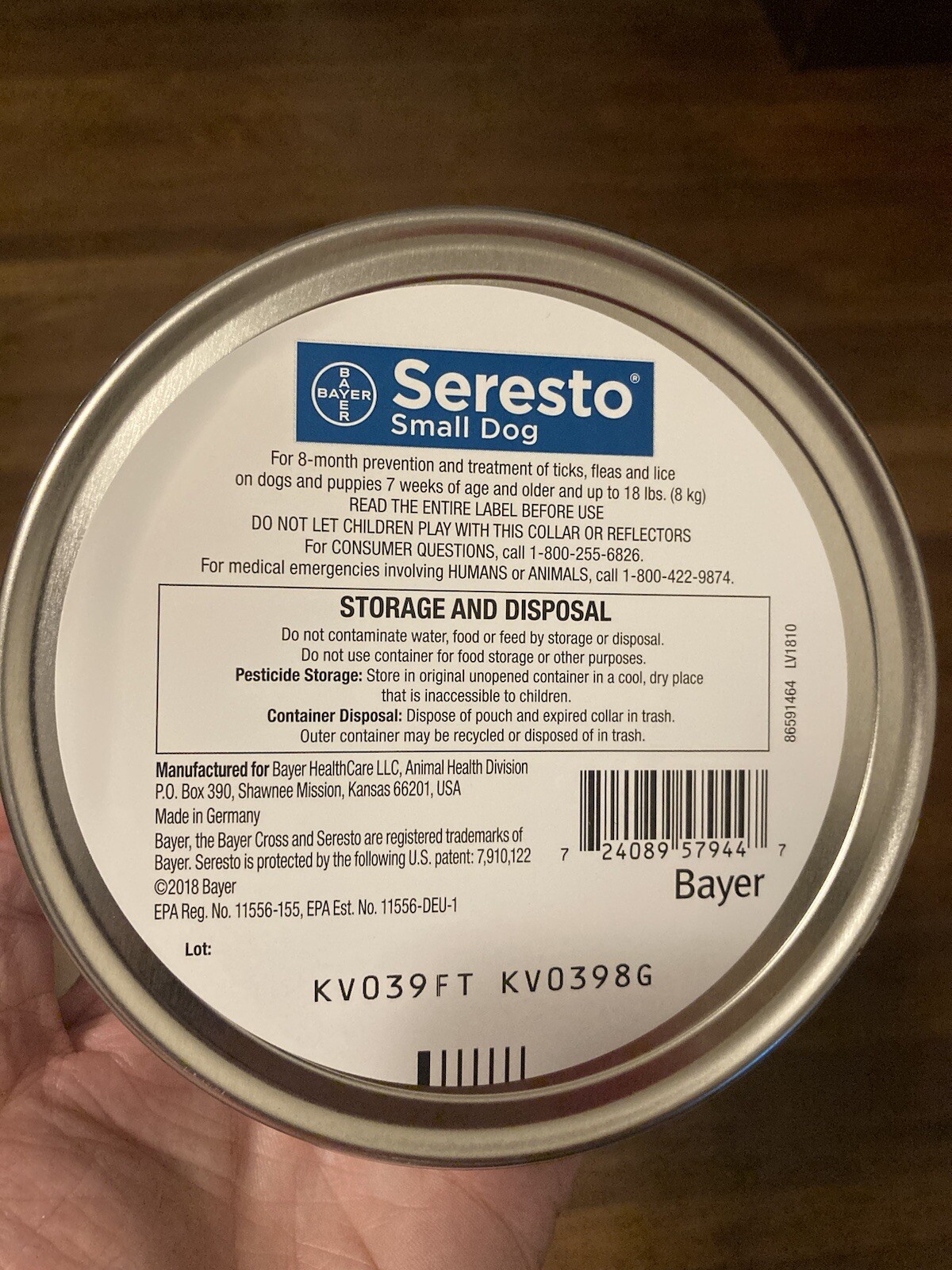 Bayer Lot of 2Seresto Collar Small Dog Flea & Tick Treatment Collar eBay
