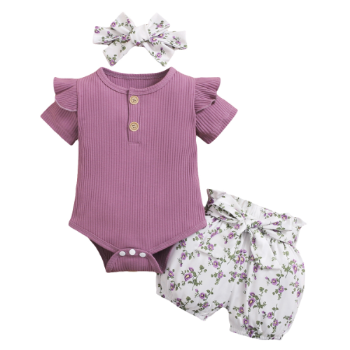 3Pcs Baby Girl Clothes Set Newborn Kids Clothing Childern Clothes Girl Clothes - Picture 31 of 42