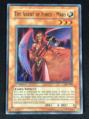 YUGIOH THE AGENT OF FORCE MARS AST-009 1ST SUPER (NM) | eBay