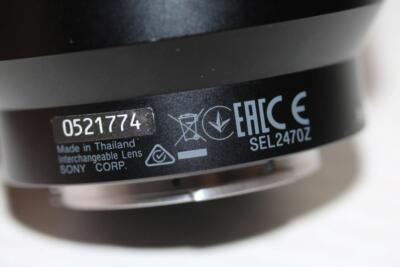 Sony FE Zeiss Vario-Tessar T* 24-70mm F/4 Lens Full Frame E-Mount