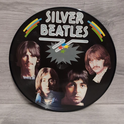 The Beatles Silver Beatles 12" Vinyl Picture Disc Record AR30003 VG Condition