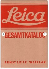 Leica Gesamtkatalog 1939 - Reprint,neu, einge...
