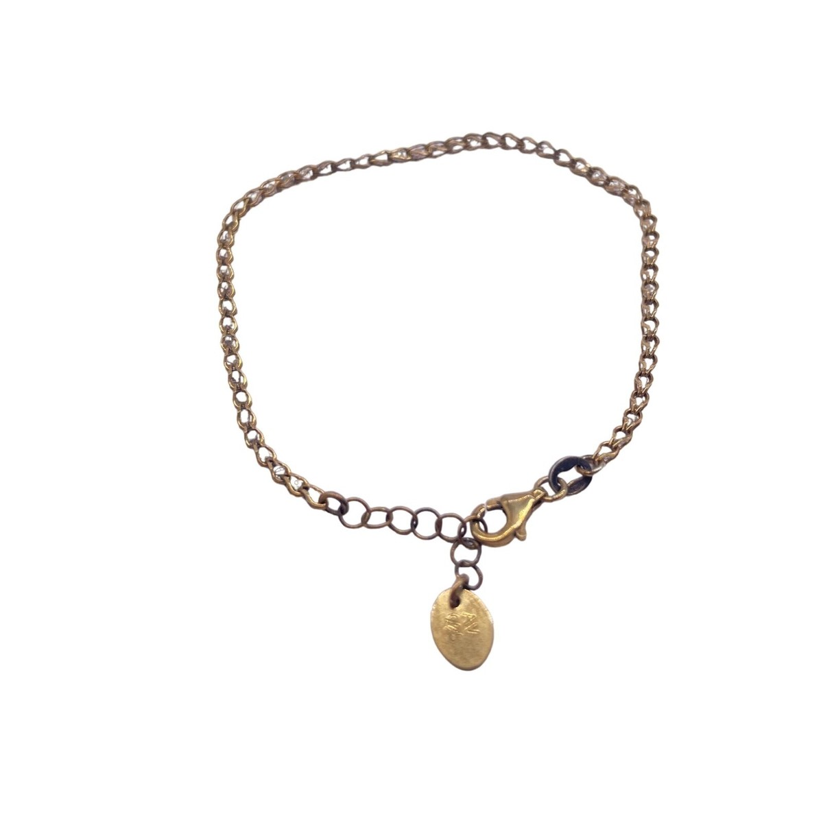 AV 925 Sterling Silver Faceted Beaded Tennis Chain Bangle Bracelet