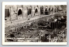 RPPC Tunnels Turbine Foundation Ft Randall Dam Construction SD Real Photo P723