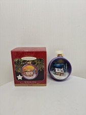 Hallmark Keepsake Ornament Thomas Kinkade Magic Light "Thr Warmth Of Home" 1997