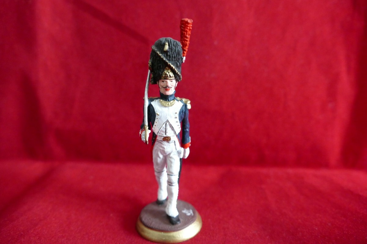 Soldat De Plomb 1er Grenadier Garde Impériale – Atelier C. Alexandre Signé (54mm)
