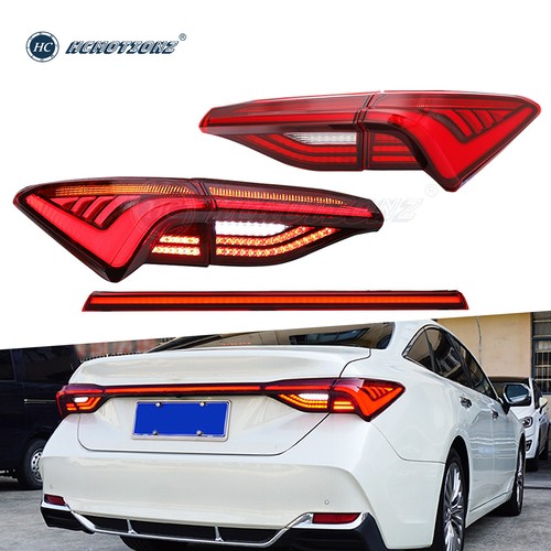 LED Tail Lights For Toyota Avalon 2019 2020 2021 2022 Assembly Red 5PCS LED Rear - Foto 3 di 19