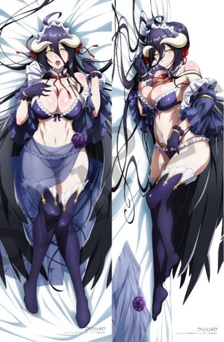Overlord Albedo Hugging Pillow Cover 160 × 50cm 2-Way Tricot New Japan - 第 2/2 張圖片