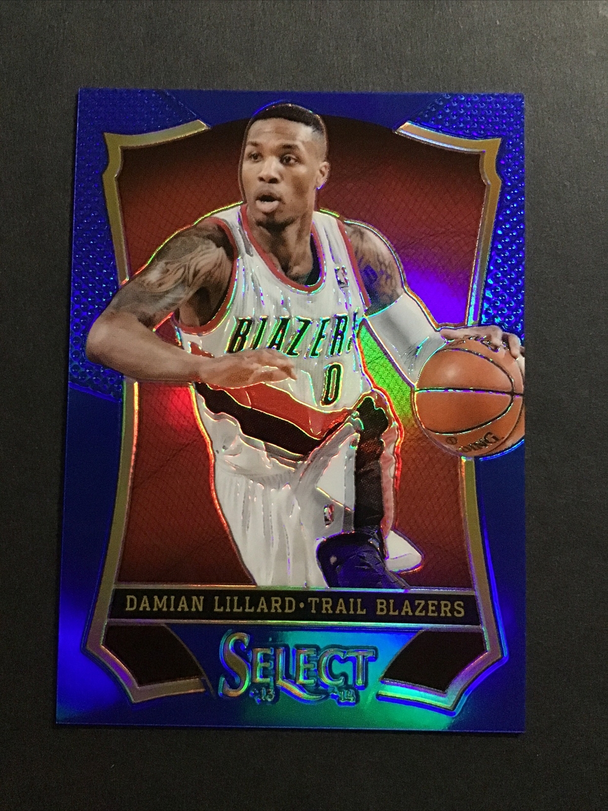 2013-14 Select BLUE PRIZM #d/49  #62 Damian Lillard  - 2nd Year - NM-MINT -u89
