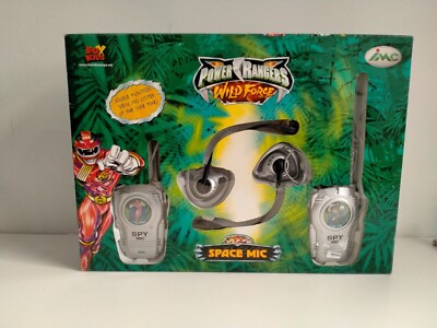 Power Rangers Wildforce Space Mikrofon Set - Space Mic mit Box + Anleitung - selten
